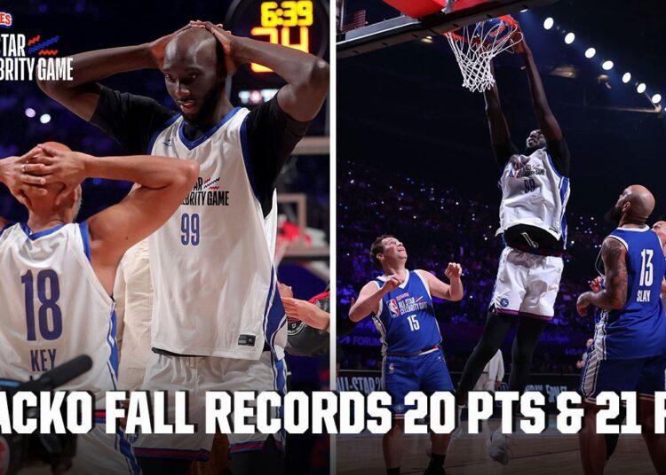 Tacko Fall HIGHLIGHTS from the 2026 NBA All-Star Celebrity game 🤩