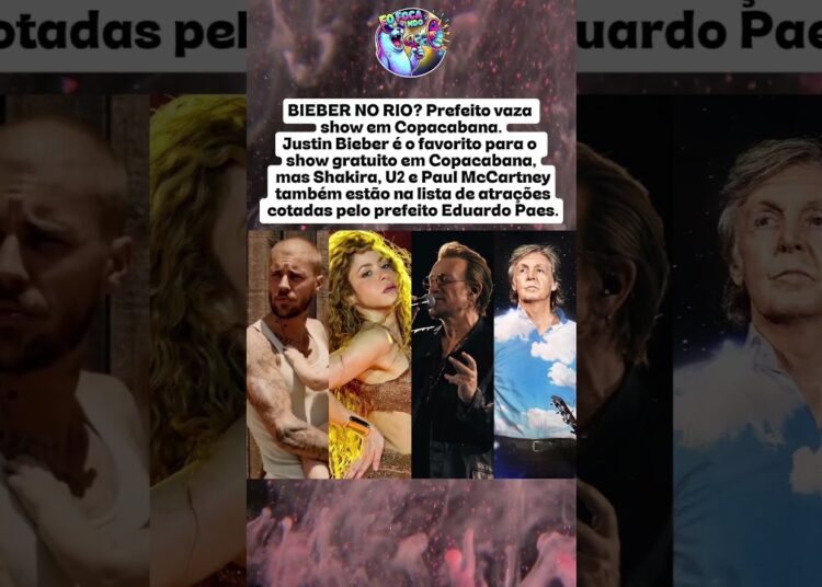 JUSTIN BIEBER NO RIO? Prefeito vaza mega show #noticias #famosos #justinbieber