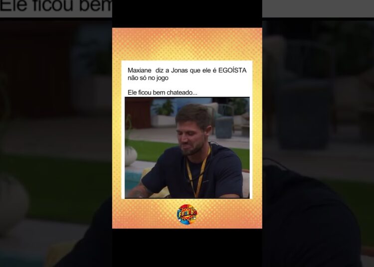 Maxiane acha Jonas EGOÍSTA no #bbb #maxiane #fofocas #fofoca