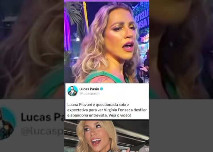 Luana Piovani Dispara Pergunta Sobre Virgínia#virginiafonseca #fofoca #fofocas #leodias