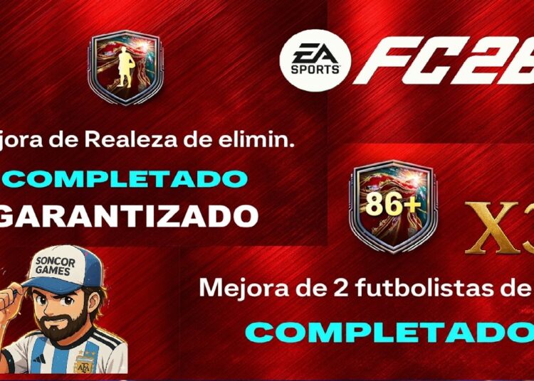 EA FC 26 MEJORA DE REALEZA DE ELIMINATORIAS GARANTIZADO / MEJORA DE  JUGADORES DE 86+ X 3 INTENTOS
