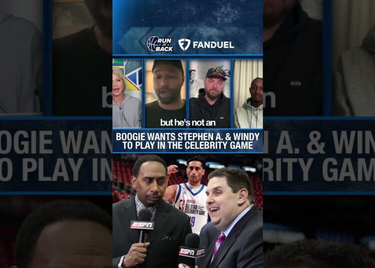 Stephen A & Brian Windhorst in Celebrity All Star Game?!?