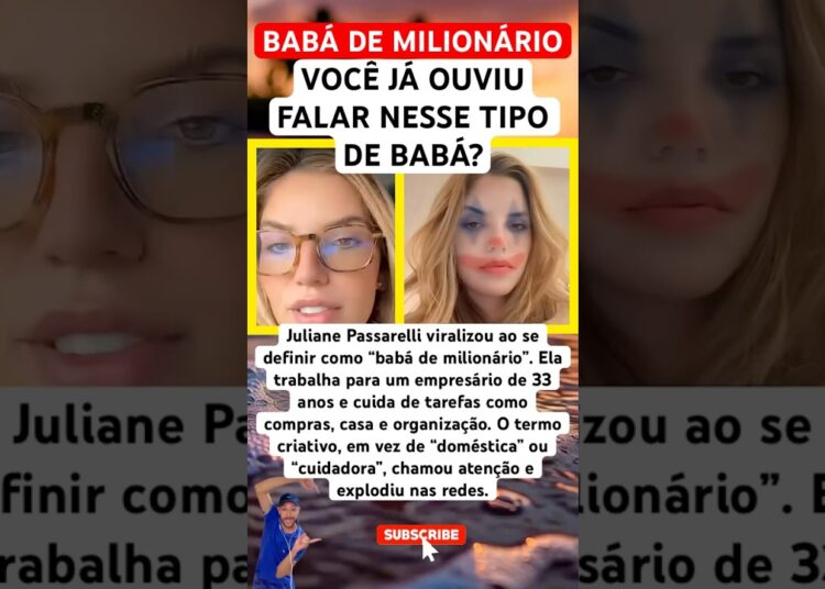VOCÊ JÁ OUVIU FALAR EM BABÁ DE MILIONÁRIO? #feedshorts #ultimasnoticia #fofoca #baba