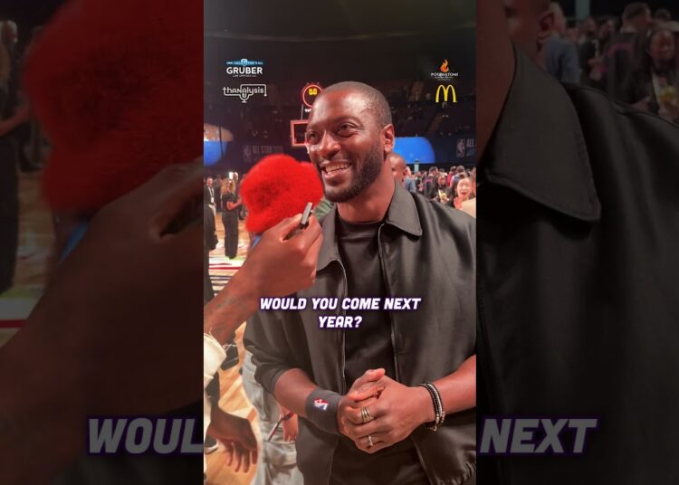 Aldis Hodge and Thanasis Antetokounmpo I NBA Celebrity Game I All-Star Weekend