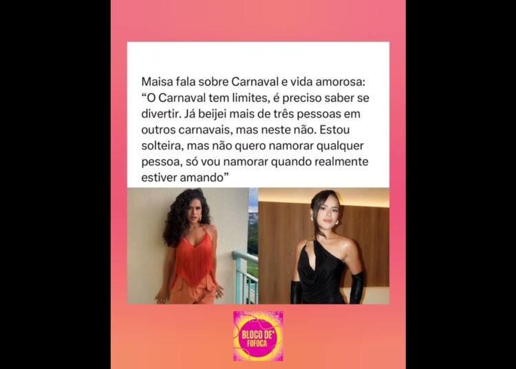 #maisa  abriu o jogo sobre Carnaval e vida amorosa. #fofocas #fofoca #maisasilva