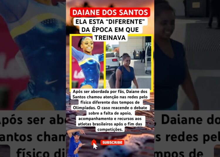 PORQUE A RAINHA DA GINASTICA BRASILEIRA ESTÁ DIFERENTE #feedshorts #ultimasnoticia #fofoca