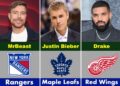 Famous Celebrities And Their Favorite NHL Teams 2026