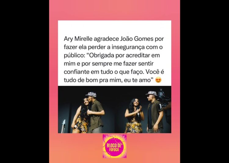 #arymirelle usou as redes sociais para agradecer o apoio de #joãogomes . #fofoca #fofocas