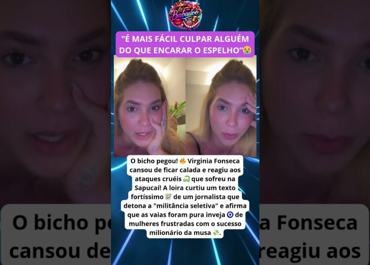 INVEJA E ÓDIO: virginia reage a ataques cruéis na sapucaí #shorts #fofoca