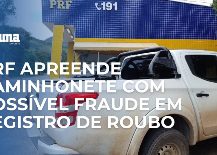PRF apreende caminhonete com registro suspeito de roubo em Realeza