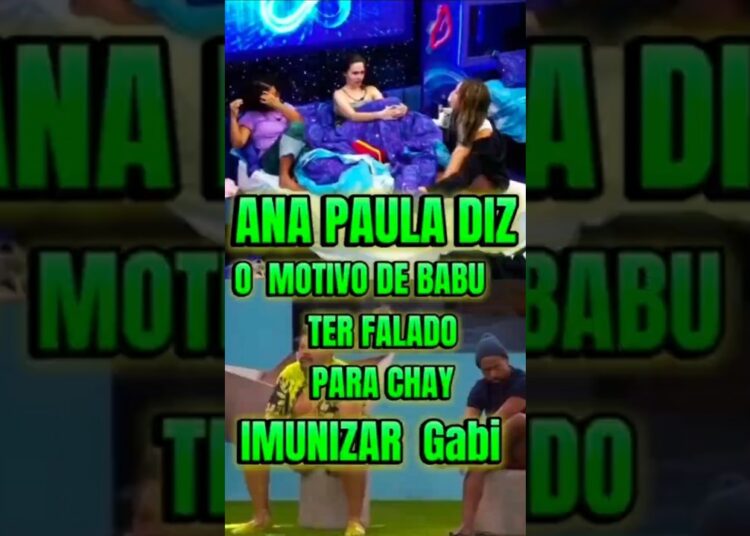 ANA PAULA E MILENA ACUSAM BABU SANTANA DE MANIPULAR CHAIANY