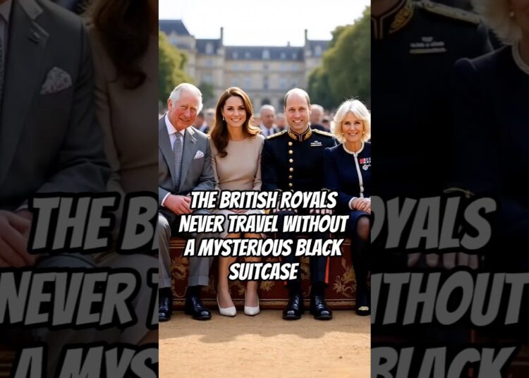 The British Royals Never Travel Without a Mysterious Black Suitcase #kate #william #harry #royal