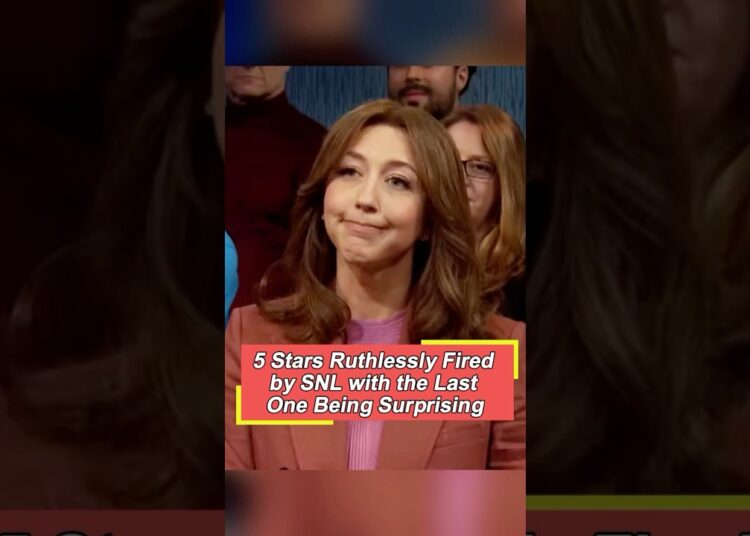 Five Stars Ruthlessly Fired by SNL, with the Last One Being Surprising.#SNL#HeidiGardner#AdamSandl