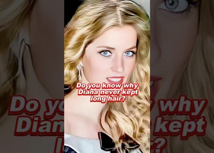 Do you know why Diana never kept long hair? #diana #charles #elizabeth #royal