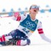 A atleta olímpica americana Jessie Diggins luta contra uma lesão para ganhar o bronze e depois desmaia