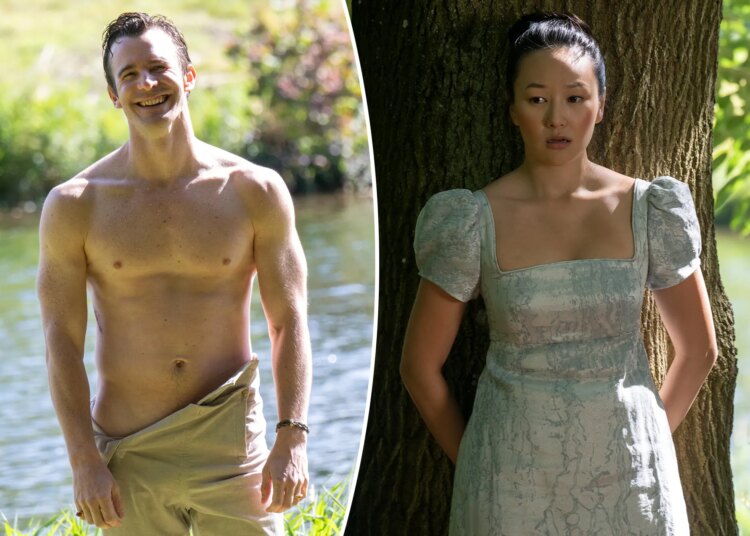 A estrela de 'Bridgerton', Yerin Ha, analisa a cena da banheira cheia de vapor com Luke Thompson