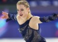A patinadora artística americana Amber Glenn reage à mensagem de Madonna antes do programa curto