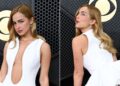 Addison Rae canaliza Marilyn Monroe em White Alaïa no Grammy