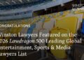 Advogados de Winston incluídos na lista de advogados líderes globais em entretenimento, esportes e mídia da Lawdragon de 2026