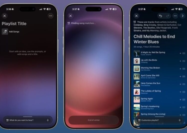 Apple Music apresenta uma nova maneira de criar playlists com instruções de texto