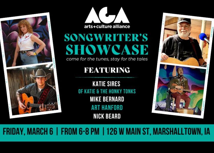 Arts + Culture Alliance anuncia nova lista de músicos locais para o segundo Songwriter's Showcase | Notícias, esportes, empregos