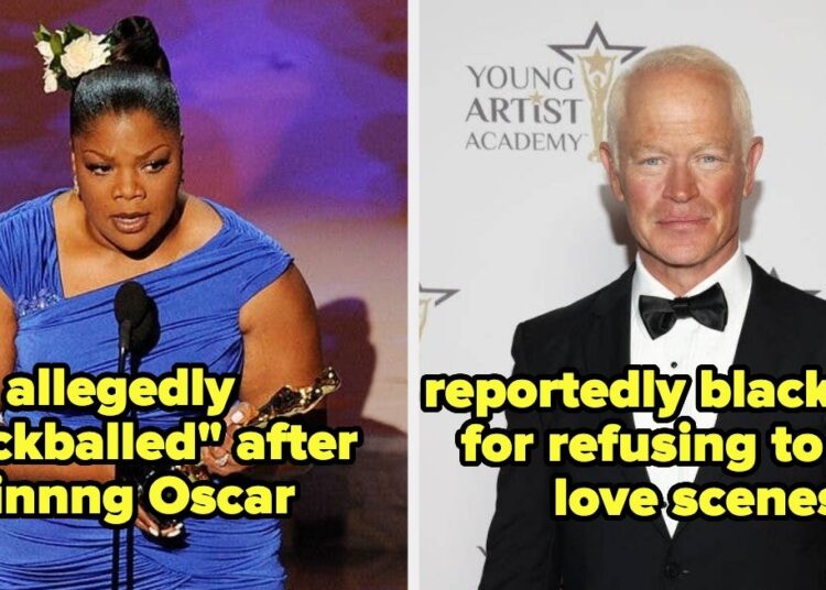 Atores na lista negra de Hollywood