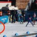 Convidado surpresa ataca o curso dos Jogos Olímpicos de Inverno e a multidão adora