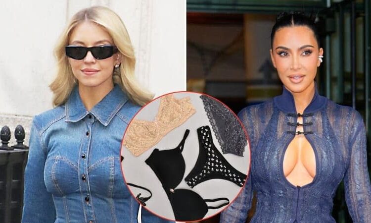 EXCLUSIVO: Sydney Sweeney V Kim Kardashian! Nova guerra em Hollywood irrompe por marcas de lingerie excêntricas