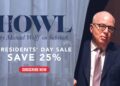 Economize 25% no HOWL para o Dia do Presidente