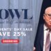 Economize 25% no HOWL para o Dia do Presidente