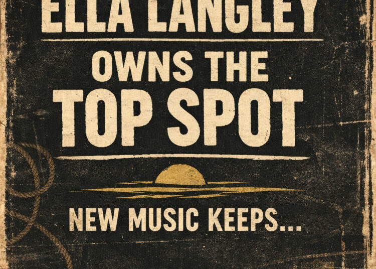 Ella Langley é dona do primeiro lugar, novas músicas continuam chegando