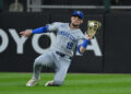 Este jogador do KC Royals teve dificuldades na temporada passada. Ele está de volta com algo a provar