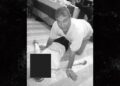 Ex-príncipe Andrew fotografado agachado sobre uma mulher em arquivos de Epstein