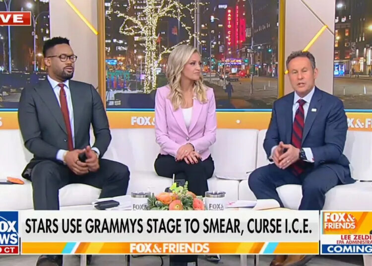 Fox & Friends apresentam músicos Rip para discursos anti-ICE no Grammy: ‘Você está livre para sair’