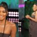 Gabrielle Union opta por listras no 'Jennifer Hudson Show'