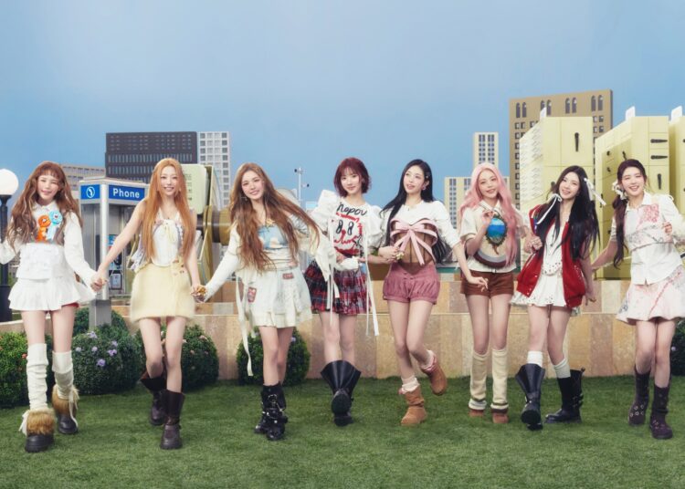 Grupo de K-pop Hearts2Hearts na nova música Rude and Hearts 2 House nos EUA