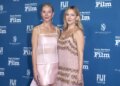 Gwyneth Paltrow e Kate Hudson ficam lindas de rosa no festival de cinema de Santa Bárbara