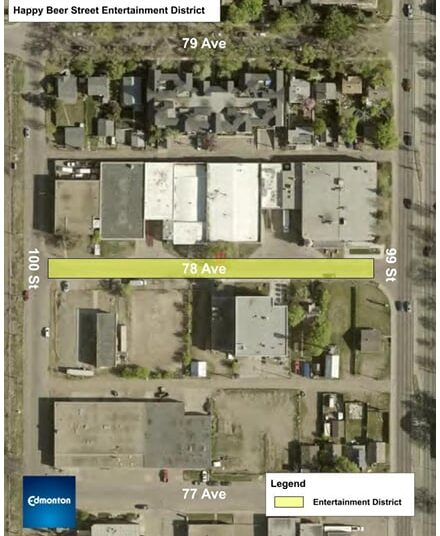 Happy Beer Street se torna o mais novo distrito de entretenimento de Edmonton