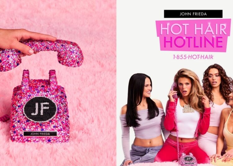 Irmãs Nader estrelam a campanha 'Hot Hair Hotline' de John Frieda