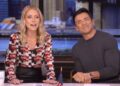Kelly Ripa e Mark Consuelos apresentam ‘Live’ com um público assustadoramente vazio depois de dormir ‘do outro lado da rua’ durante a nevasca de Nova York