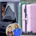 Kim Kardashian e Lewis Hamilton fotografados chegando a um hotel chique no Reino Unido para um fim de semana romântico