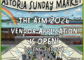 O Astoria Sunday Market aceita inscrições até 1º de março