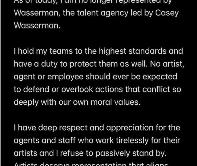 O destino da Wasserman Music Agency será decidido em meio às revelações de Epstein