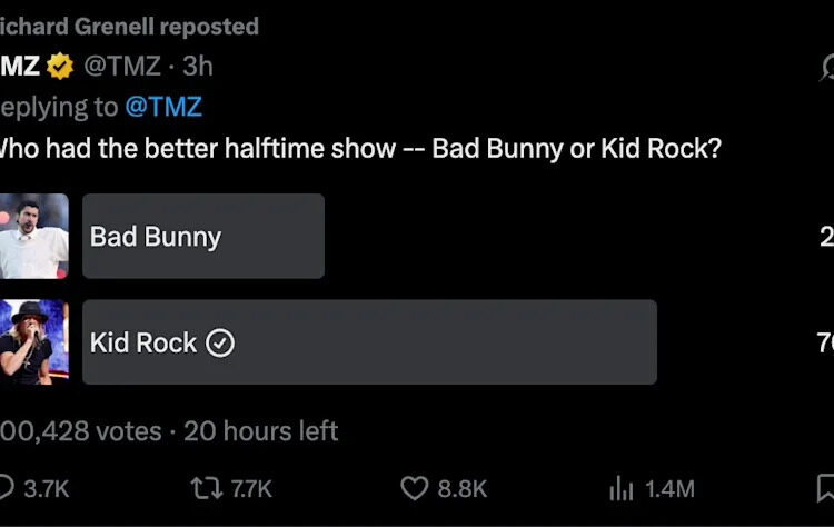 O programa do intervalo do Super Bowl de Bad Bunny recebe críticas 'horríveis' do MAGA e da maior parte da Internet