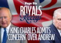 O rei Charles admite 'preocupação' com os laços do irmão Andrew com Epstein enquanto Meghan Markle se transforma no glamour da velha Hollywood na gala de caridade