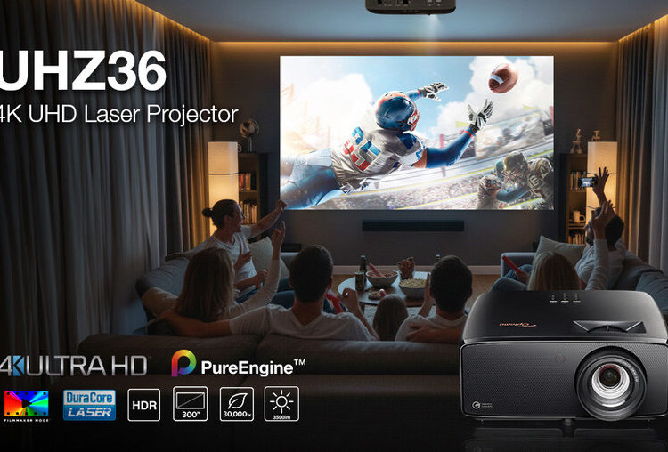 Optoma lança projetor a laser UHZ36 para entretenimento doméstico 4K UHD