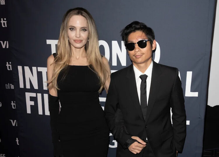 Pax, filho de Angelina Jolie e Brad Pitt, faz rara aparição no Festival de Cinema de Sundance