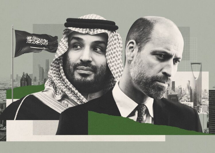 Por que o príncipe William está na Arábia Saudita?