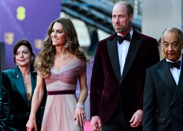 Príncipe William e Kate Middleton evitam comentário do BAFTA sobre monarquia em perigo