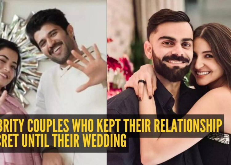 Rashmika Mandanna-Vijay Deverakonda para Virat Kohli-Anushka Sharma: 7 casais de celebridades que mantiveram seu relacionamento em segredo até o casamento